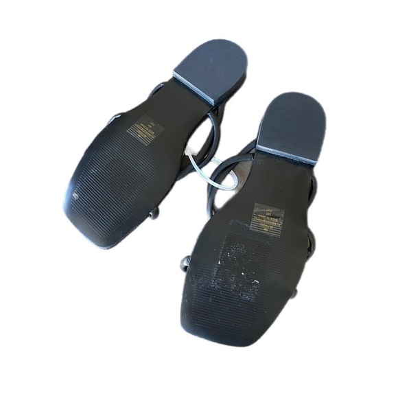 NEW Marc Fisher Fiada Leather Sandals in Black - Size 6M - Picture 7 of 7